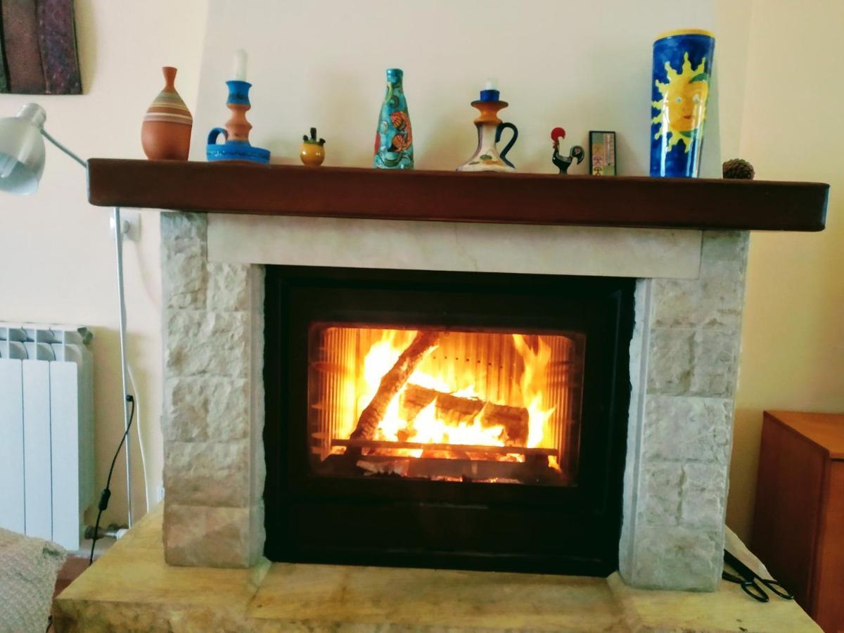 Casa Rural Con Chimenea, Barbacoa, Terraza Y Solarium Villa Illar Eksteriør billede