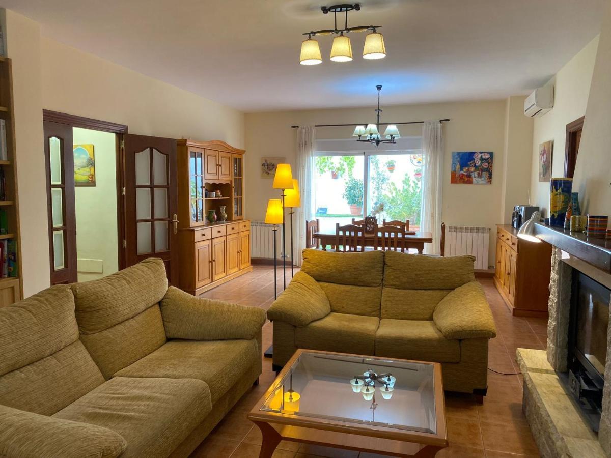 Casa Rural Con Chimenea, Barbacoa, Terraza Y Solarium Villa Illar Eksteriør billede